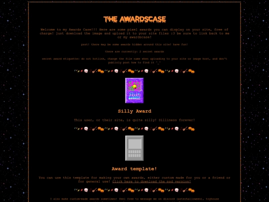 awards screenshot