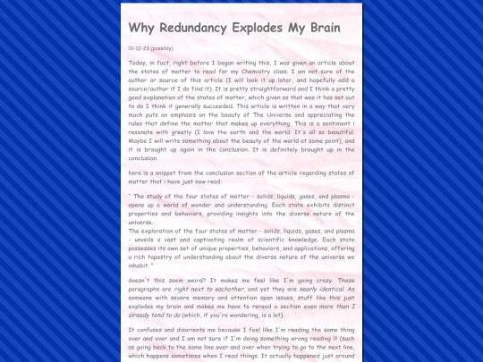 writings/redundancy screenshot