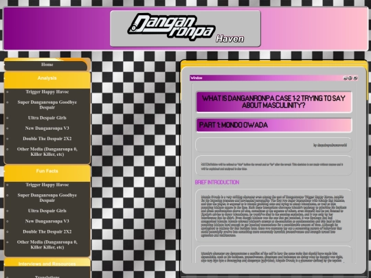 danganronpahavenanalysistriggerhappyhavocmondoowada screenshot