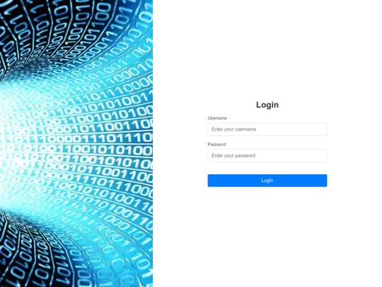 login screenshot