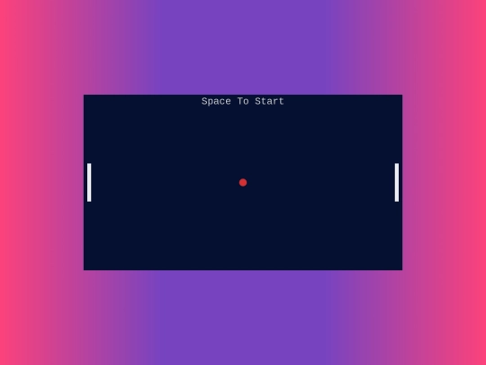 pong screenshot