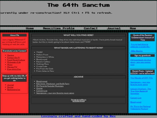 Contentpages/Music screenshot