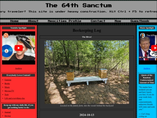Contentpages/beeklog screenshot