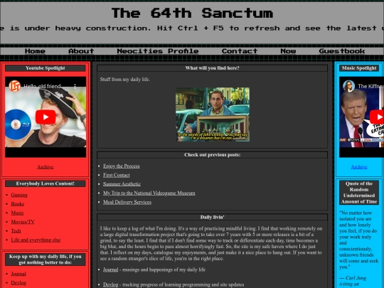 Contentpages/life screenshot