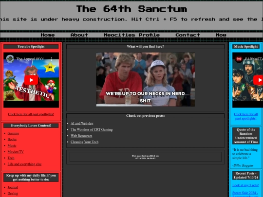 Contentpages/tech screenshot