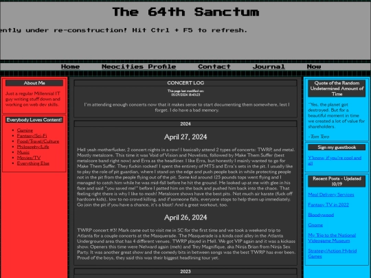 Posts/ConcertLog screenshot