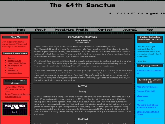 Posts/MealServices screenshot