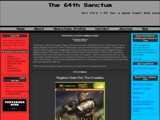 Posts/Strategy Action Hybrids screenshot