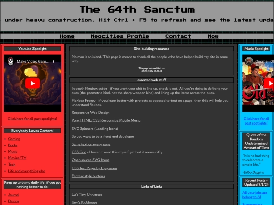 Posts/WebResources screenshot