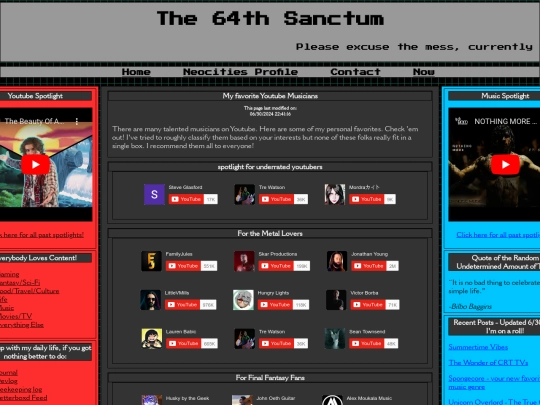 Posts/Youtubers screenshot