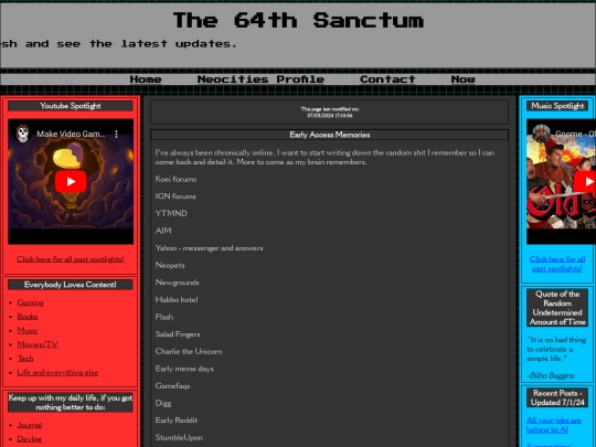 Posts/internetmemories screenshot