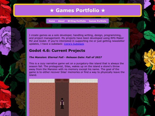 game_portfolio screenshot