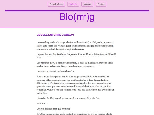 blog/Liddell enterre l'odéon screenshot