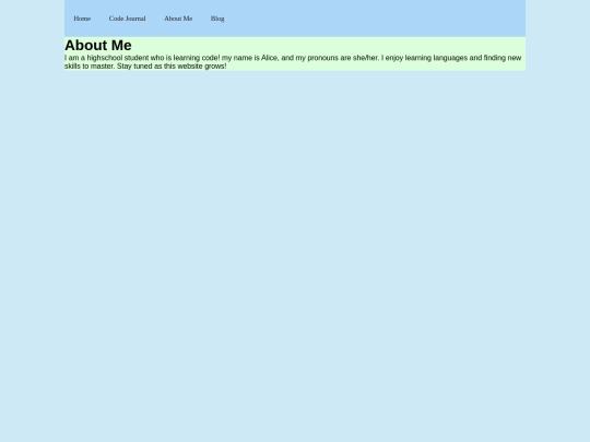 aboutme screenshot