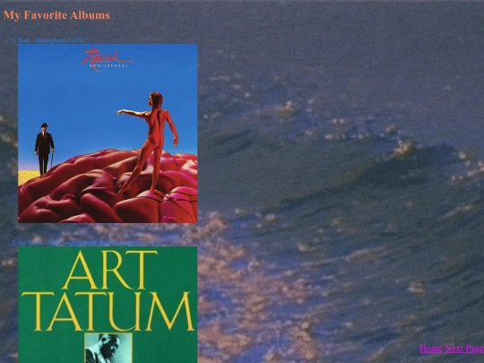 albums screenshot