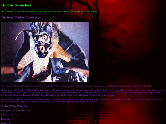 monsters screenshot