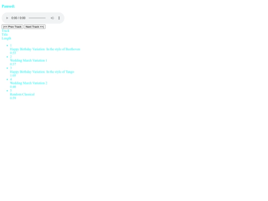 playlist screenshot