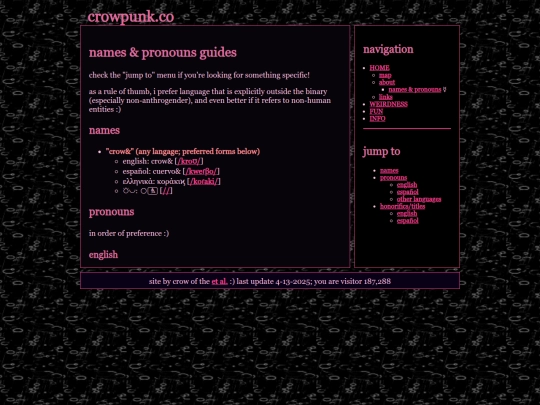 about/namespronouns screenshot
