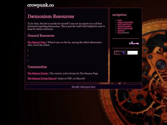 daemonism/resources screenshot