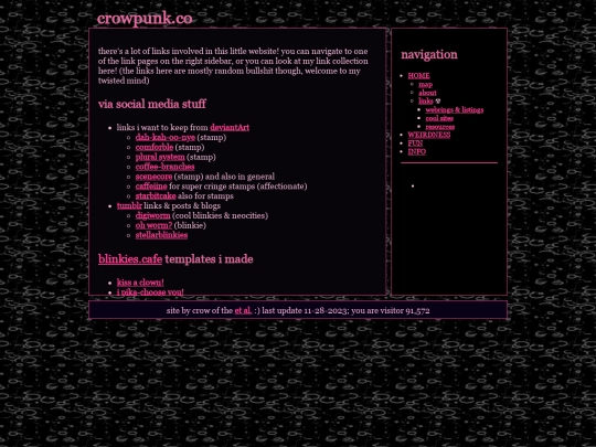 links screenshot