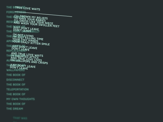 true-love-waits screenshot