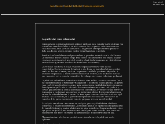 publicidad/enfermedad screenshot