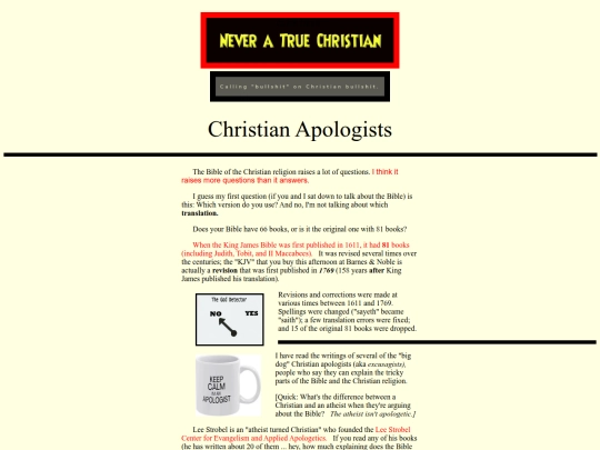 apologists screenshot