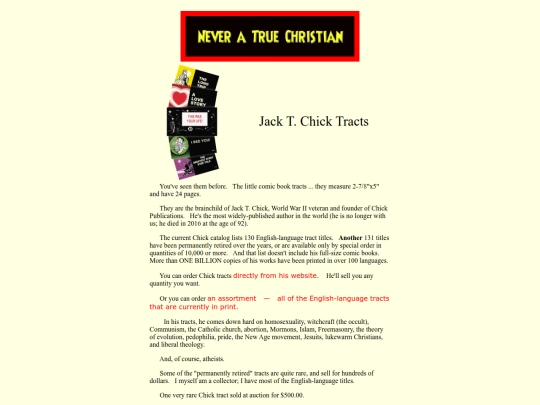 chicktracts screenshot