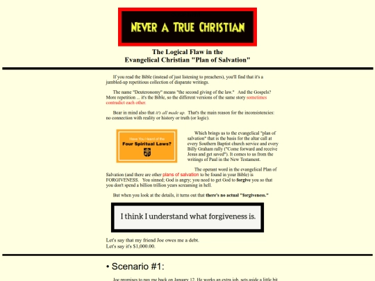 evangelical screenshot