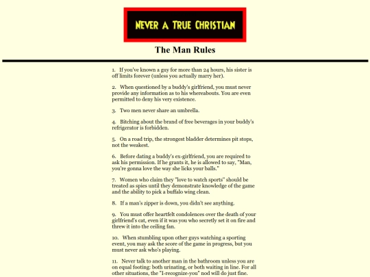 manrules screenshot