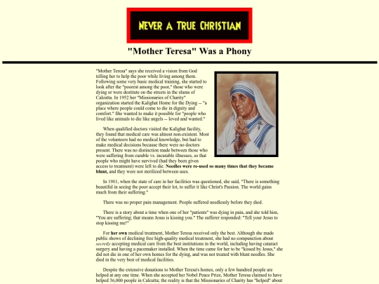 motherteresa screenshot