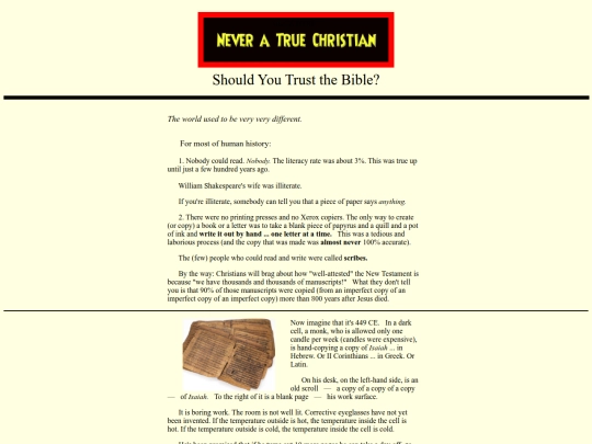 why-i-dont-trust-the-bible screenshot