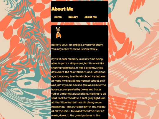 aboutme screenshot