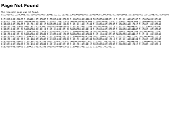 not_found screenshot
