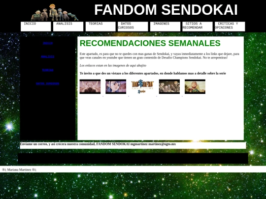 PAGINAWEB/RECOMENDACIONES screenshot
