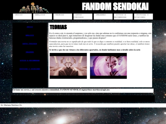 TEORIAS screenshot
