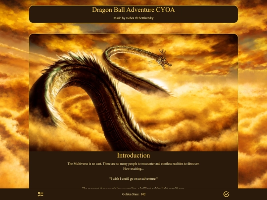 CYOA/DragonBallAdventureCYOA screenshot