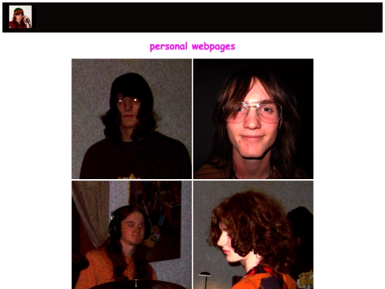 personal/personal_webpages screenshot