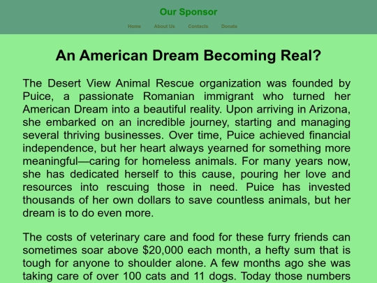 sponsor screenshot