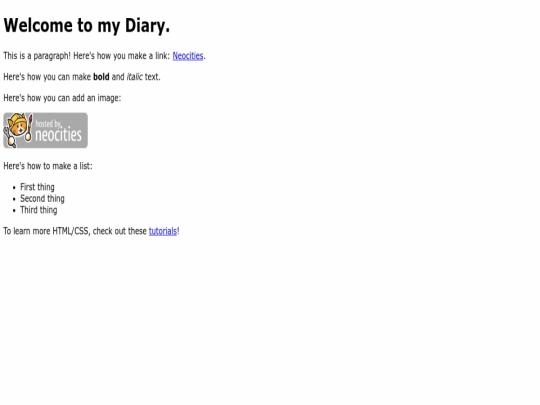 index screenshot