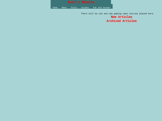 html/news screenshot