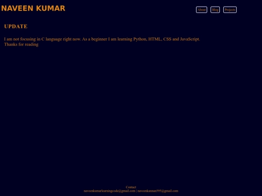 Projects/C screenshot