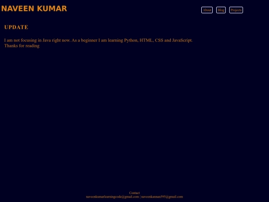 Projects/Java screenshot