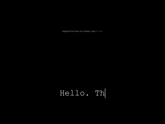 Projects/typing screenshot