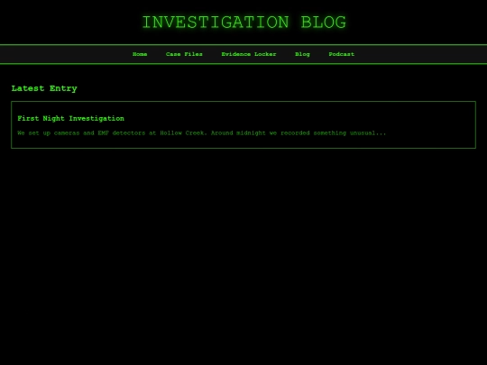 blog screenshot