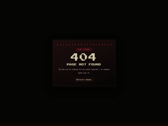 not_found screenshot