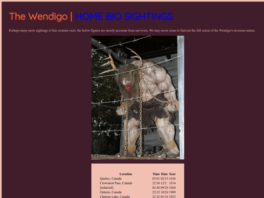 sightings screenshot