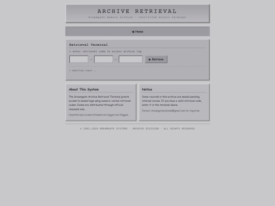 archive screenshot
