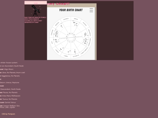 astrology screenshot