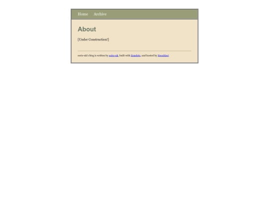 blog/about screenshot
